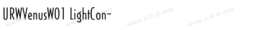 URWVenusW01 LightCon字体转换 URWVenusW01 LightCon字体转换